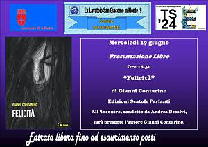 Felicita', romanzo sul patriarcato di gianni contarino: la presentazione a trieste, presso